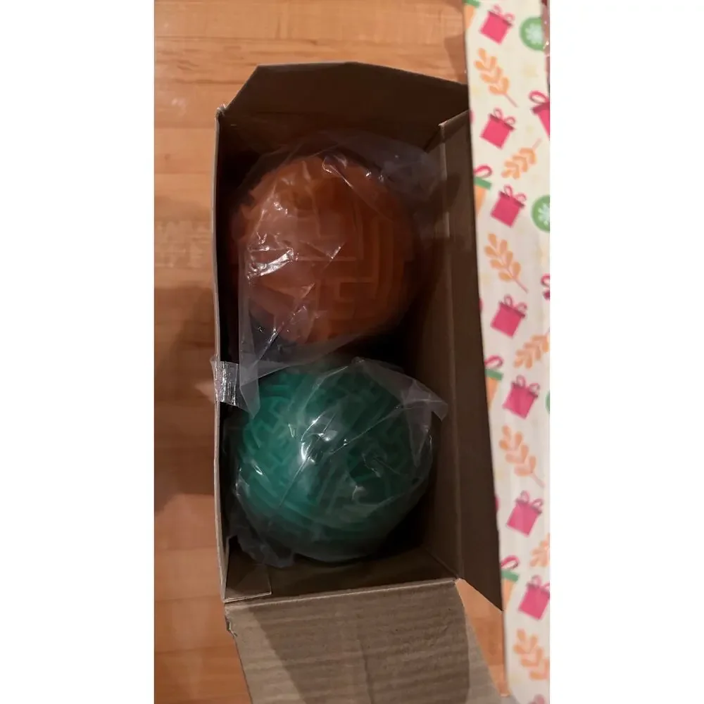 4Pcs 3D Puzzle Maze Ball Brain Teaser for Kids, Teens, Adults NWT